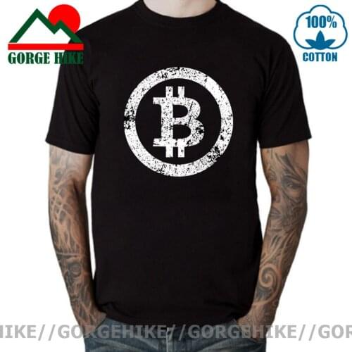 GorgeHike Vintage Strong Bitcoin BTC Crypto Currency T Shirts men Cryptocurrency Blockchain Geek Clothes 2021 Gift Idea T-Shirts