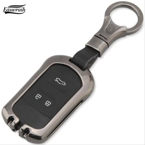 Zinc Alloy Car Key Case Cover Protective For Chery Tiggo 5 ARRIZO 7 Tiggo 3 E3 E5 Key Holder Cover Accessories