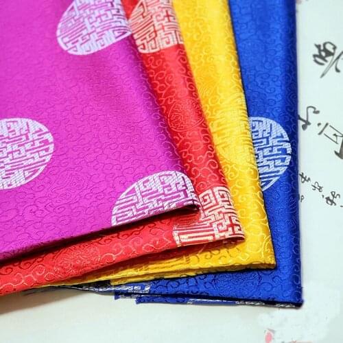 Jacquard Brocade Fabric, silk satin cloth fabric material Coat Dress quilting sewing fabric patchwork by meter