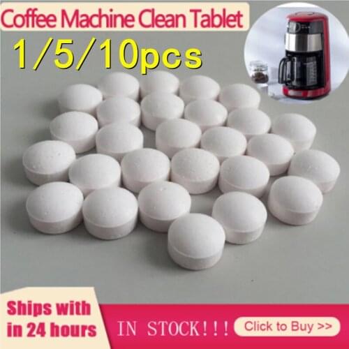 1/5/10pcs Coffee Machine Cleaning Tablet Espresso Effervescent Tablet Cleaning Sheet Descaling Agent Kitchen Home Accessories