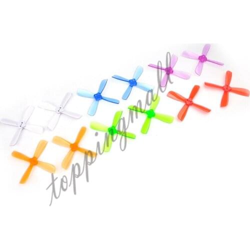 10 Pairs 3035 Pro 3.0 Inch 76mm Four blades CW CCW propeller for Indoor Brushless FPV Machine 5mm Hole