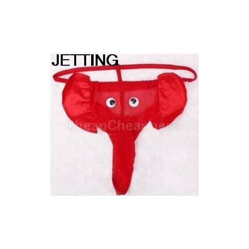 3 Colors Exotic Elephant Briefs For Men Sexy Print Men Briefs Free Size Polyester Men Underwears