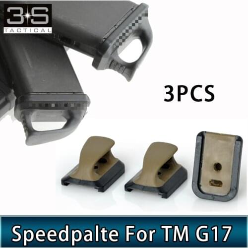 3PCS/SET Tactical Airsoft Speed Plate For TM G17 And KSC G17 NO LOGO