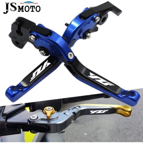 For Yamaha YZF-R1R3 R6 R25 R15 2014-2018 Motorcycle CNC Aluminum Brake Clutch Levers Handle Grips Adjustable Folding Extendable