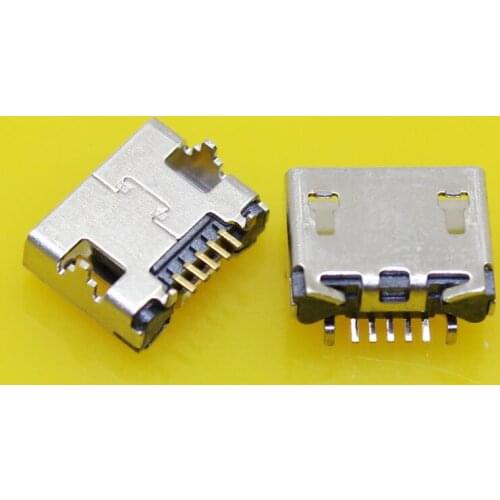 Cltgxdd Micro USB 5P Mini Micro USB Jack,5Pins Micro USB Connector Tail Charging socket For Millet Letv Square mouth ox horn