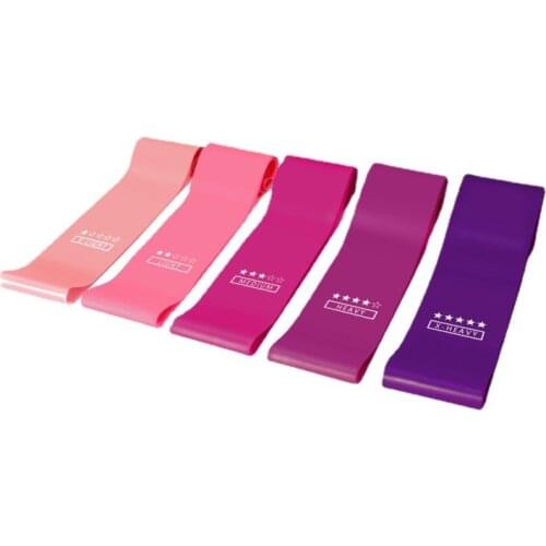 Fitness Elastic Bands Exercise Gym Strength Resistance Mini Bands Gum Pilates Pull Rope Sport Crossfit Workout Equipment