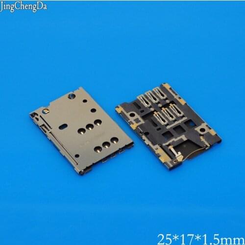 JCD 1pcs SIM card reader connector holder for Nokia 112 202 Asha 305 Asha 306 Asha 308 C2-00 C2-03 C2-06 SIM Tray