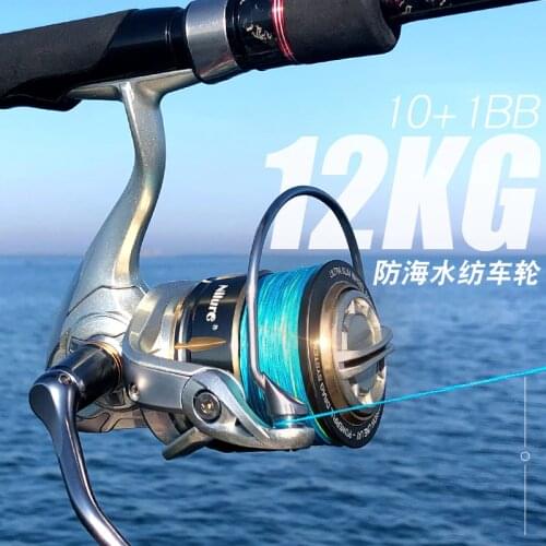 MADMOUSE New YA 5.2:1 Gear Ratio Fishing Reel 3000-5000 Spinning Reel 16KG/35LBs Carbon Fiber Drag Power Carp Fishing Tackles