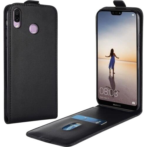 Flip Up and Down Leather Case for Huawei P20 Lite NE-TL00 ANE-LX1 ANE-LX2 Vertical Cover for P20Lite Case Phone Bag