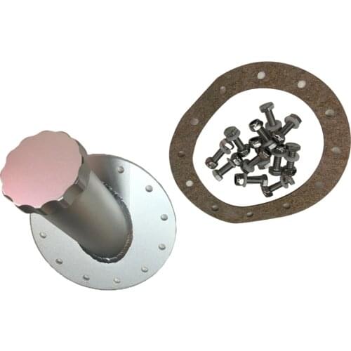 Stainless Steel 45 Degree Fuel Cell/Fuel Surge Tank Cap Flush Mount Cap