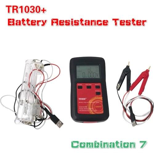 Upgrade YR1030 Lithium Battery Internal Resistance Test TR1030 Electrical DIY 18650 Nickel Hydride Button Dry Battery Tester C7