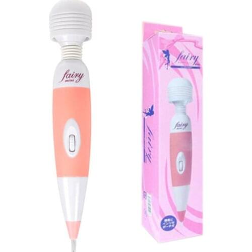 Powerful AV Vibrator Clit Stimulation,Multi-Speed Fairy Mini Wand Massager with Packing,Sex Products for Women, US Plug