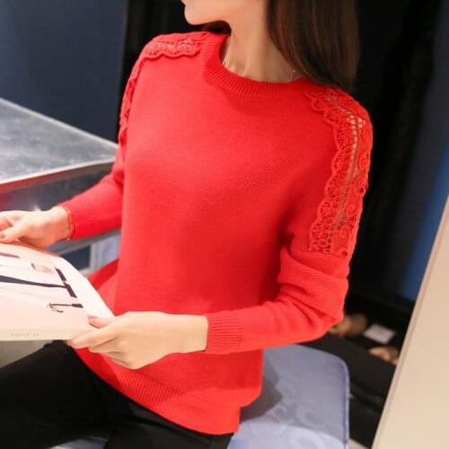 2019 New autumn dress BianFuShan Korean female head of autumn coat sweater cut loose sweater female winter