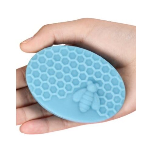 PRZY Silicone Mold Honeycomb Soap Mould Diy Handmade Craft 3d Honey Bee Silicone Silicone Rubber Oval 6 Forms Eco-friendly