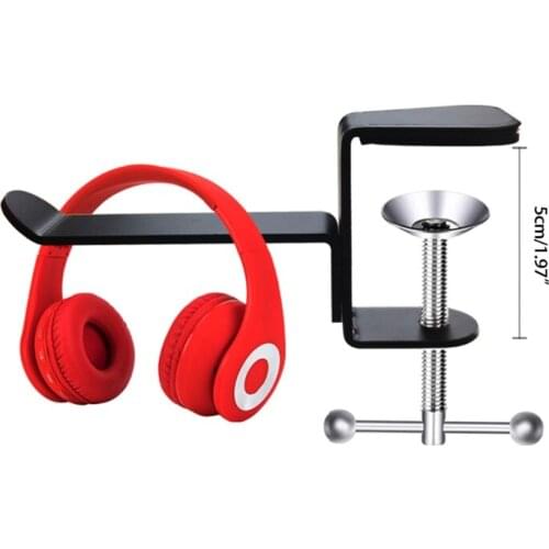 Adjustable Headset Holder Universal Earphone Hanger Holder for Gaming Headsets & DJ Headphones Desktop Headphone Rack