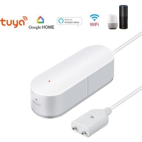 Home Security Alarm Tuya App Remote ControlWifi Water Leakage Alarm Independent WIFI Water Leak Sensor Detector Flood Overflow