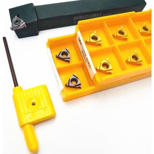 CNC SER 1212H11 lathe tool SER1212H11 external thread turning tool holder MMT 11ER carbide SER 1212H11 milling cutter parts