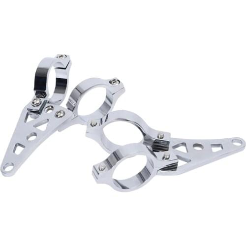 Universal Motorcycle Retro Modification Front Headlight Turn Light General Lighting Bracket Prince Head Light Bracket 39mm