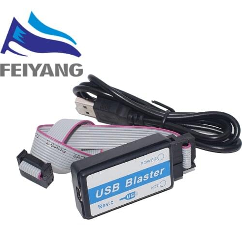 USB Blaster Mini USB Cable 10-Pin JTAG Connection Cable for CPLD FPGA NIOS JTAG Programmer Support All ATLERA Device