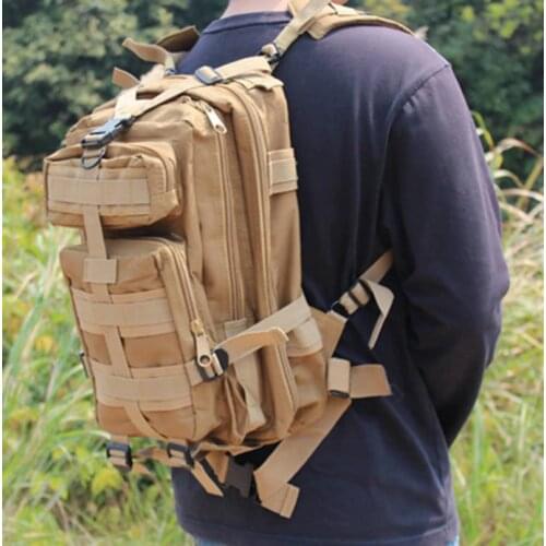 35L Molle Pack Military Tactical Assault Sling Backpack Army Rucksack Nylon Bag For Outdoor Waterproof Hiking Camping Hunting