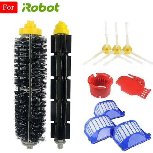 For iRobot Roomba Vacuum Cleaner Parts Main Brush Side Brush Air Filter HEPA 600 610 620 621 625 630 631 650 651 660 671 680 690
