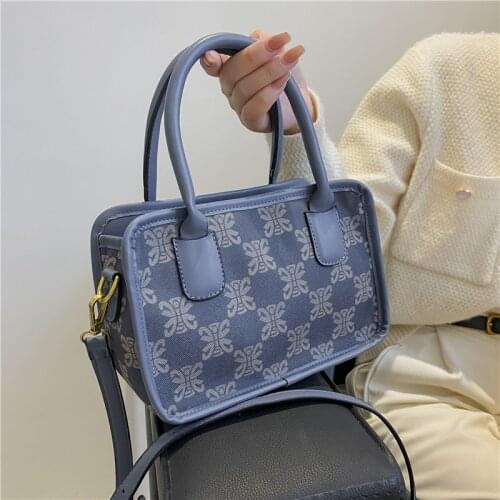 Womens Nylon Shoulder Bags Vintage Female Bag 2021 Fabric Shopper Bag Branded Small Handbag Ladies Crossbody Tote Designer Bags