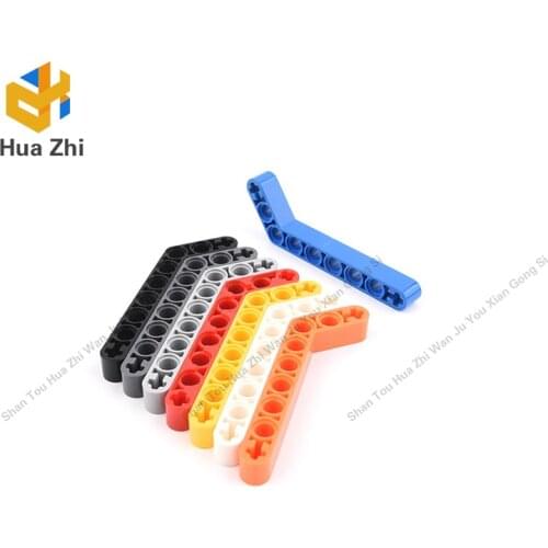 Building Blocks Parts 32271 10PCS Technic Beam 1 x 9 Bent (7 - 3) Thick LEGOING MOCS Education