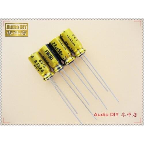 Nichicon FW Series 22uF 50V22uF Audio Electrolytic Capacitor