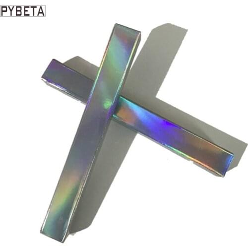 100pcs- L*W*H. 1.5*1.5*14cm Silver Eyeliner Packaging Paper Box Lipstick Pen Package box