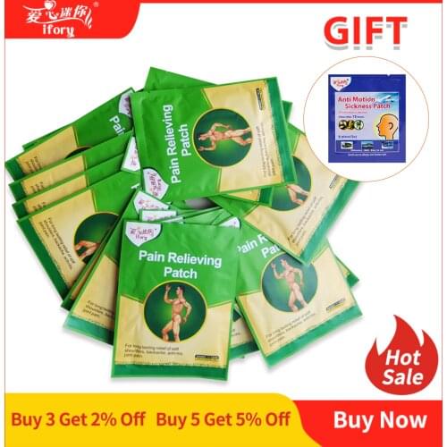 Ifory Joint Pain Relief Body Massager 160Pcs Health Care Medical Capsicum Plaster Porous Strong Adhesive Medical Pain Relief Pad