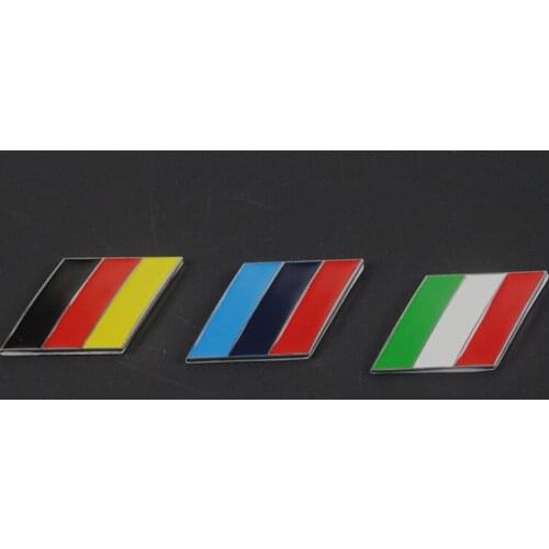 2pcs Metal Car Styling Emblem Badge body Fender Stickers for Cadillac Ford mustang Mitsubishi Land Rover Car emblem Accessories