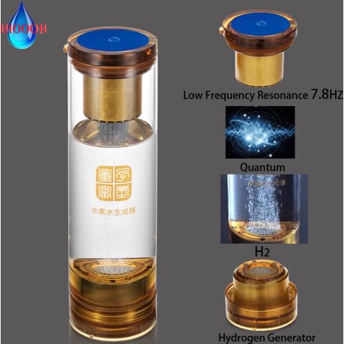 Rich Hydrogen Water Generator MRET OH7.8Hz/Molecular Resonance Effect Technology And Pure H2 Implantation Quantum Glass Cup