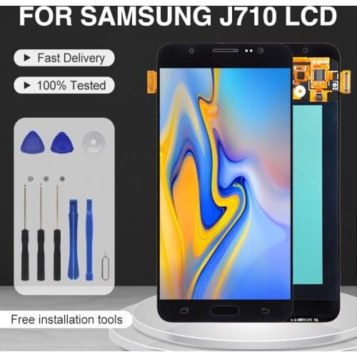 Dinamico J710 LCD For Samsung Galaxy J7 2016 Display J710M J710F Lcd Display With Touch Screen Digitizer Assembly Free Shipping