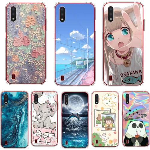 For Samsung M01 Cases 5.7" Soft Silicon Tpu protective Covers For Samsung Galaxy M01 M 01 SM-M015 m015 Phone Back Bumper
