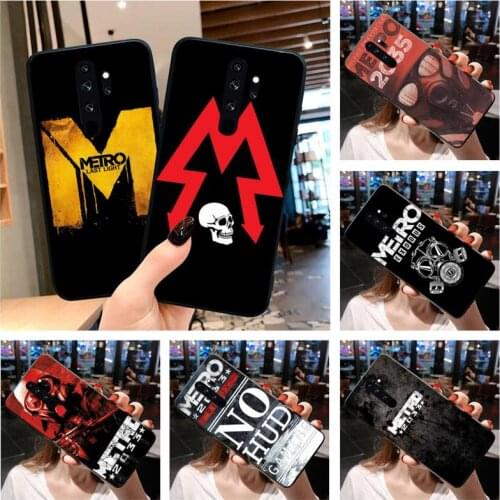 HUAGETOP Metro 2033 Soft Rubber Phone Cover for Redmi Note 9 8 8T 8A 7 6 6A Go Pro Max Redmi 9 K20