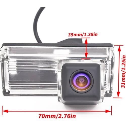 Auto Backup Rear View CCD Car Reverse Car Rearview reversing Parking Kit Camera For Toyota Land Cruiser LC100 2.9cm*6.7cm