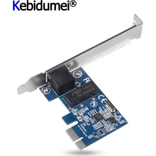KEBIDU 1000Mbps Gigabit PCI-E Network Card Ethernet PCI Express 10/100/1000M RJ-45 LAN Adapter Converter Network Controller