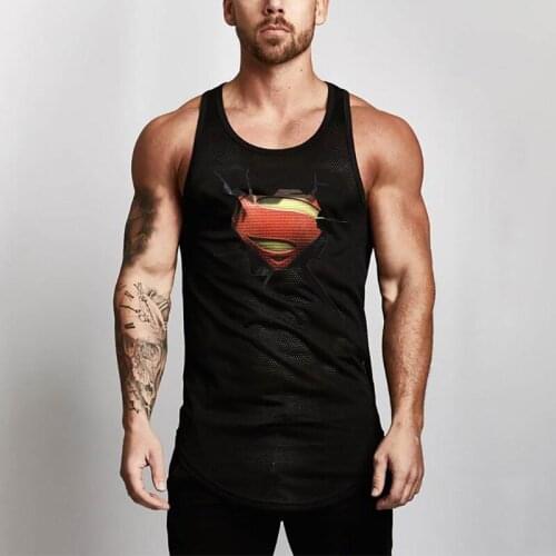 Fashion Casual Mesh Mens Tank Top Fitness Brand Workout Singlets Sleeveless Bodybuilding Gym Tanktops Vest Stringer Undershirt