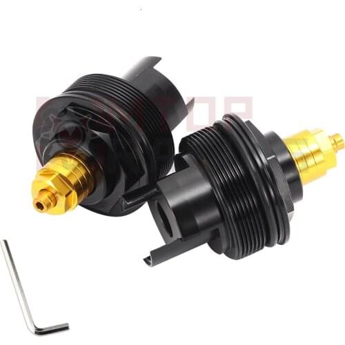 Motorcycle Preload Fork Caps For Yamaha YZF R1 2009 2010 2011 2012 2013 2014 14B-23111-00-00 Adjustable Fork Bolts Black