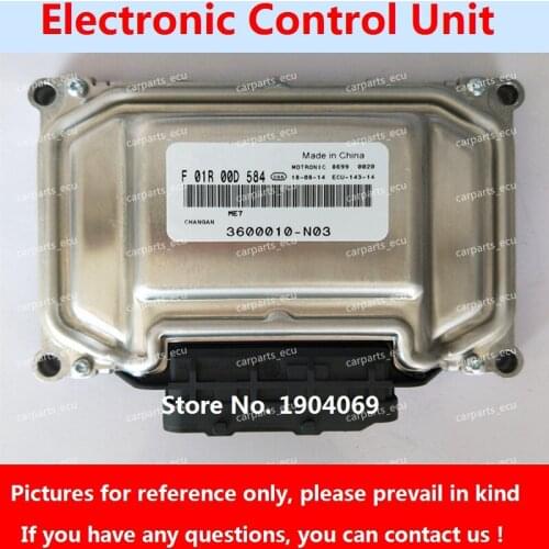 Engine Computer Board F01R00D584 3600010-N03 F01RB0D584 ME7 ECU F01R00DD43 PLUG-IN F01RB0DD43 For Changan Car