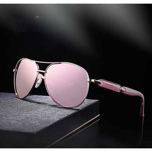 Women Sunglasses Polarized Pink Luxury Black Sunglasses Men Coating Lens Driving Fishing For Men