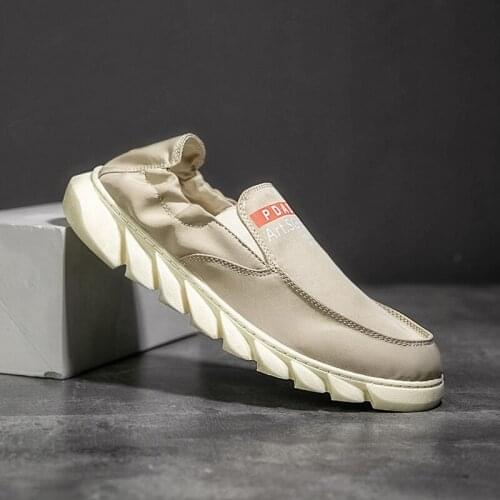 Casual Mens Shoes Cloth Shoes Canvas Summer Leisure Flat Fisherman Driving Shoes