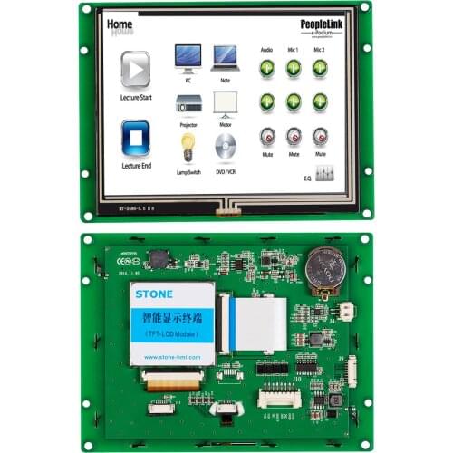 Smartl LCD Monitor 5.6 inch with Controller + Touch Panel + Serial Interface for Industrial Use