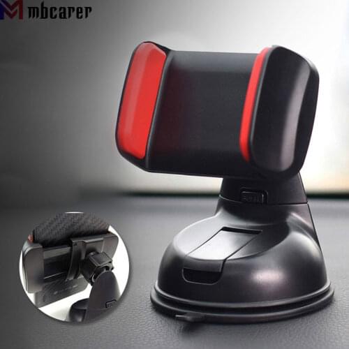 Universal Mobile Phone Holder for Car Multifunctional Windshield Mount Cell Phone Holder Smartphone Phone Stand Black/Red