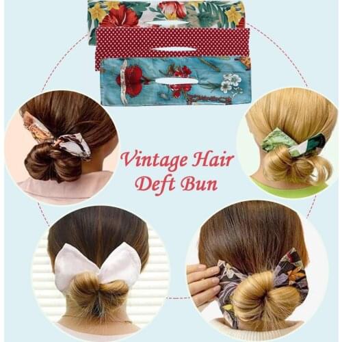 Fashion Hair Bands Deft Bun Women Summer Knotted Wire Headband Hairpin Braider Maker Curler Hair Twist Hair Styling Buns