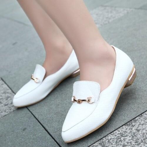 Big Size Ladies high heels women shoes woman pumps Metal decoration High-heeled single shoes