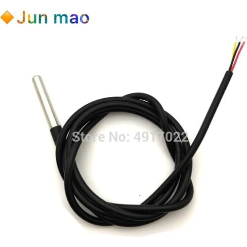 1pcs 1M / 2M DS18B20 DS18S20 10K 1% 3950 Waterproof Digital Temperature Sensor Probe NTC Thermistor Thermal Cable Hot