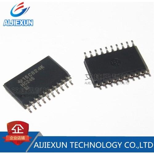 50Pcs SN74HC245DWR 74HC245 HC245 SOP-20 IC BUS TRANSCEIVER 8BIT 20SOIC RoHS : Compliant New and original