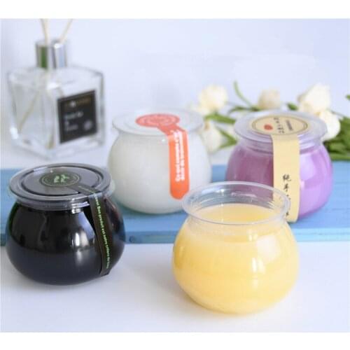 50pcs High quality 180ml ice cream cup handmade DIY baking package pudding jelly yogurt fruit dessert plastic cups with lids