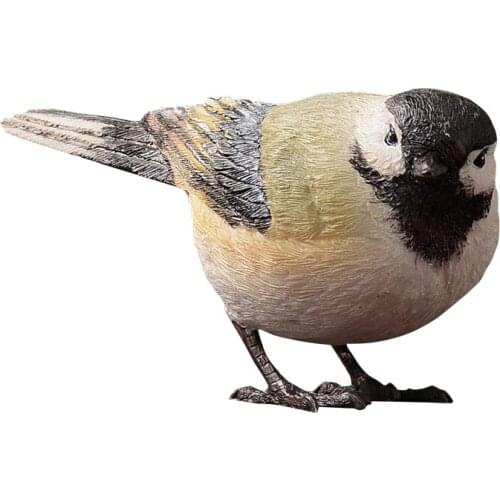 AMERICAN BIRD ART SCULPTURE ANIMAL STATUE FIGURINE RESIN CRAFTS HOME DECORATION ACCESSORIES GIFT R4759